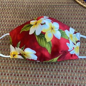 Plumeria Flower Mask